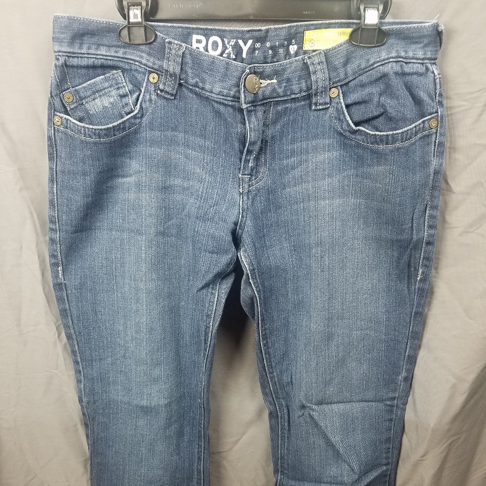 Roxy Blue Denim Jeans, Low Cut